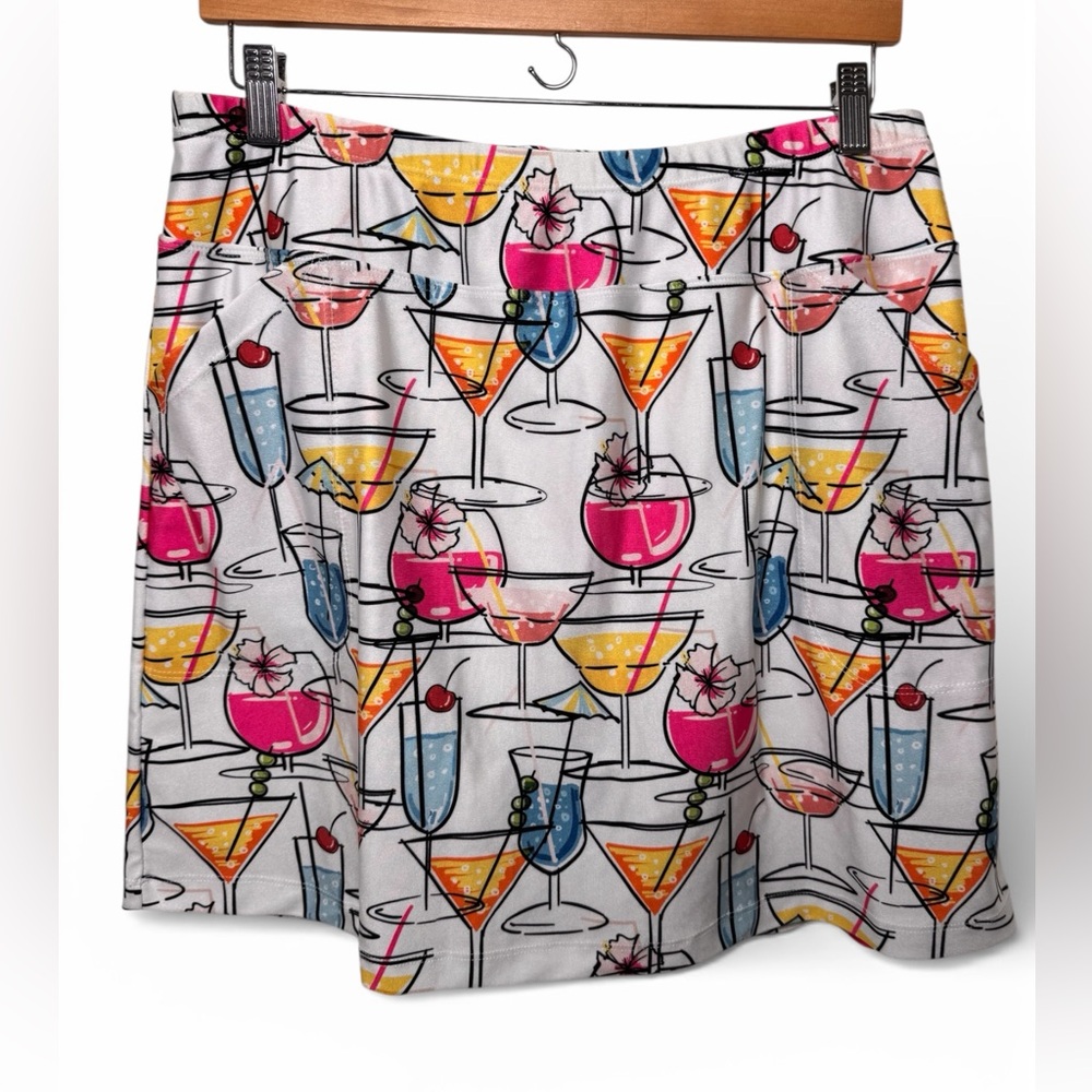 Tennis Pickleball Skirt Women’s B-Skinz Cocktail Print Summer Skort XL